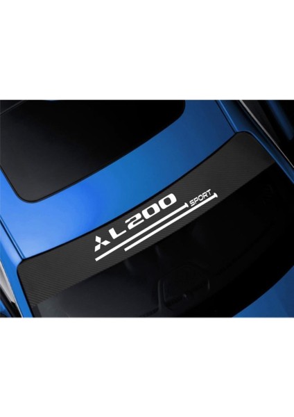Mitsubishi L200 İçin Uyumlu Aksesuar Oto Ön Cam Oto Sticker Karbon fiyatları