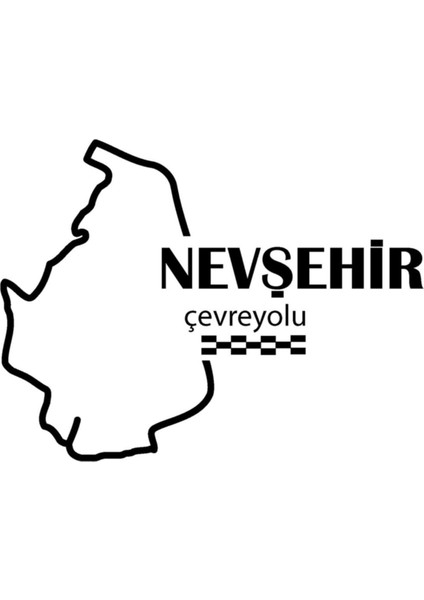 Nevşehir Çevreyolu Sticker 12*9 cm