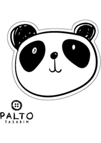 Panda Tasarım Oto Sticker Siyah