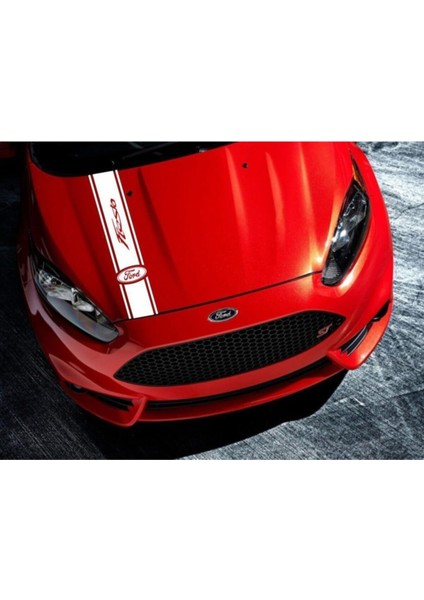 Fiat 500 İçin Uyumlu Aksesuar Oto Kaput Şerit Sticker 95*18 cm modelleri