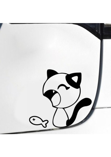 Kedi ve Balık Su Geçirmez Çıkarılabilir 2 Parça 20*18 cm