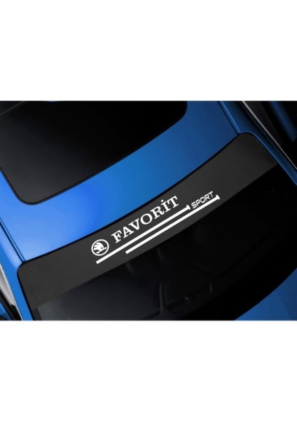 Skoda Favorit İçin Uyumlu Aksesuar Oto Ön Cam Oto Sticker Karbon