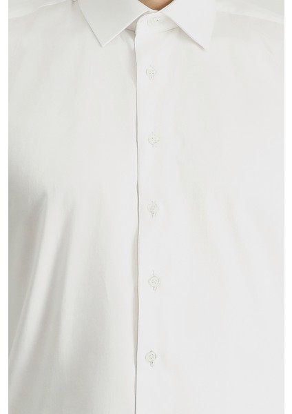 Uzun Kol Slim Fit Klasik Pamuk Gömlek indirimleri