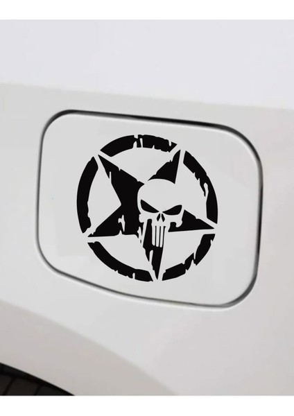 Kurukafa Depo Kapağı Sticker 11CM