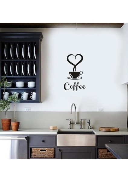 Coffee Fincan Mutfak Duvar Sticker