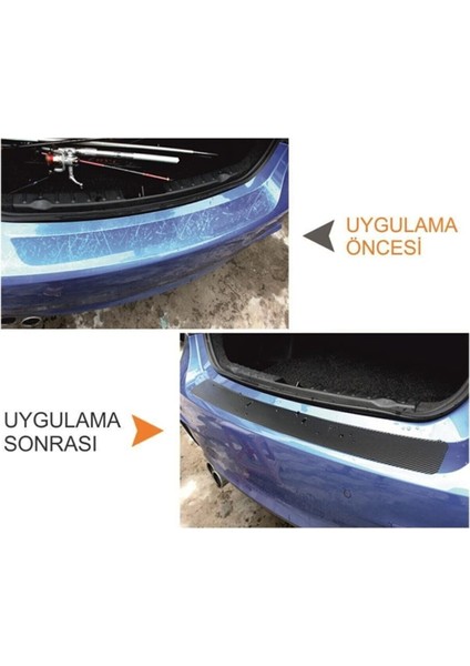 Fiat Uno İçin Uyumlu Aksesuar Bagaj ve Kapı Eşiği Oto Sticker Karbon fiyatları