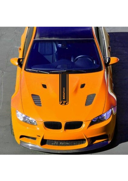 Hyundai İçin Uyumlu Aksesuar Oto Kaput Şerit Sticker