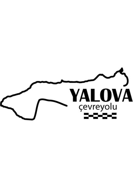 Yalova Çevreyolu Sticker 12*9 cm