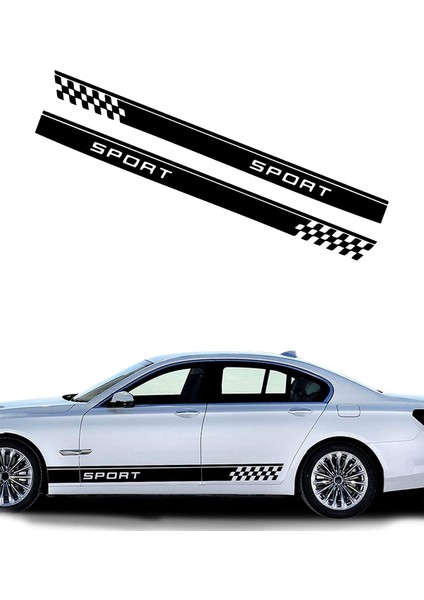 Oto Yan Sport Marşpiyel Oto Sticker 140*10 cm