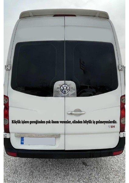 Oto Cam Yazı Sözleri Ticari-Servis-Dolmuş-Panelvan Uzun Sticker Model 37
