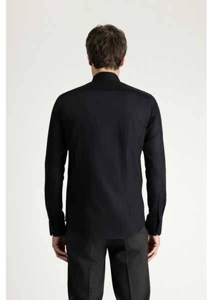 Uzun Kol Slim Fit Non Iron Klasik Pamuklu Gömlek fırsatları