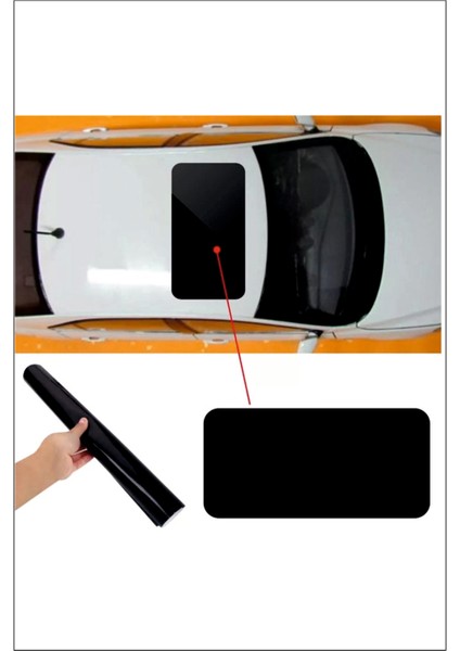 Universal Çakma Sunroof Tavan Sticker