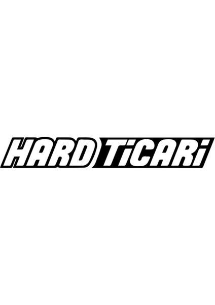 Hard Ticari Oto Cam Sticker 20*3 cm