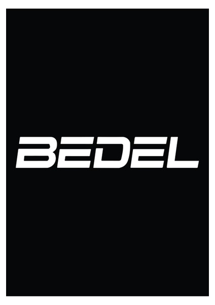 Bedel Oto Cam Sticker 25*4cm