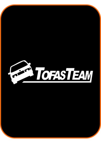 Tofaş Oto Sticker Beyaz 40*10 cm