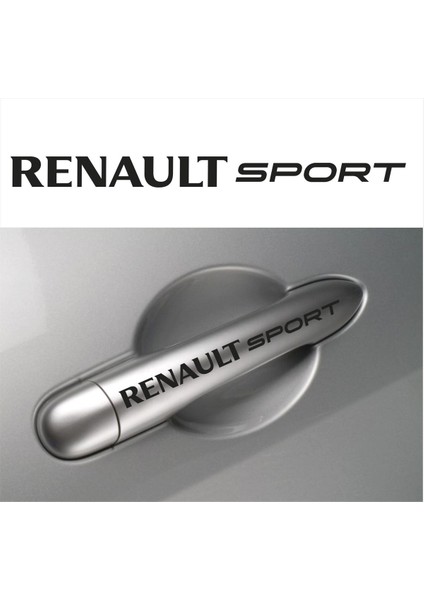 Renault Sport Kapı Kolu Sticker Set 8 Ad 12*1 cm