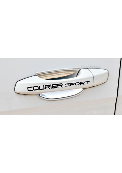 Ford Courier Sport Kapı Kolu Sticker Set 8 Ad 10*1,5 cm