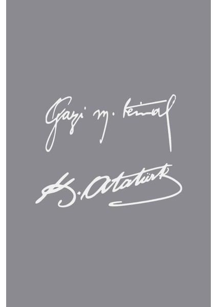 Gazi M.kemal Atatürk Imza Sticker 15*6 cm