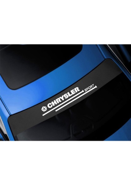 Ne Verelim Size Chrysler İçin Uyumlu Aksesuar Oto Ön Cam Oto Sticker Karbon