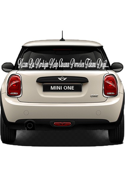 Oto Cam Yazı Sözleri Ticari-Servis-Dolmuş-Panelvan Uzun Sticker Model 49