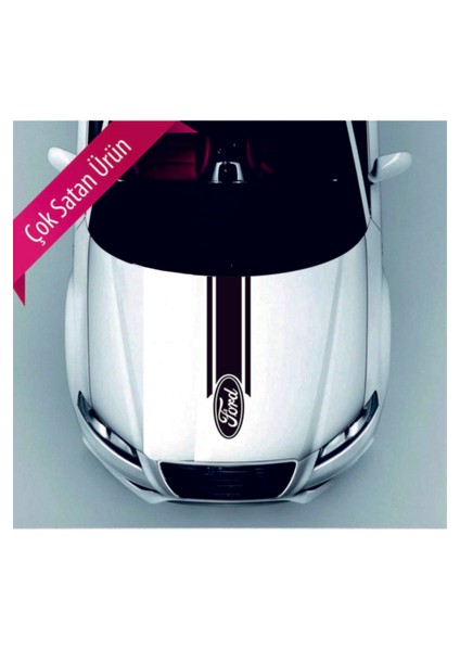 Ford İçin Uyumlu Aksesuar Ön Kaput Şerit Sticker fiyatları