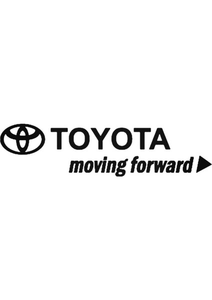Toyota Moving Forward İçin Uyumlu Aksesuar Oto Sticker 20 cm