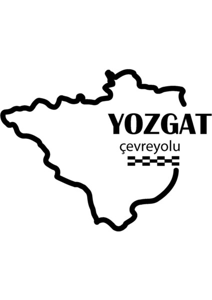 Yozgat Çevreyolu Sticker 12*9 cm