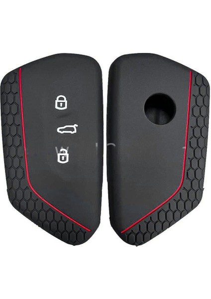 Cupra Formentor Leon Silikon Anahtar Kılıfı Siyah