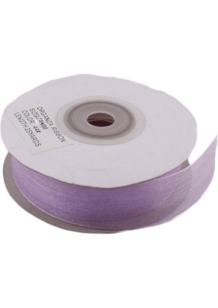 Organze Kurdele 40 Mm- 22 Metre Lila