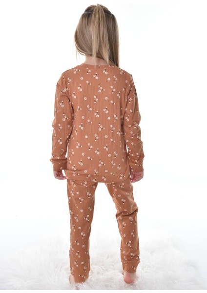 Kız Çocuk Çicekli Pijama Takım