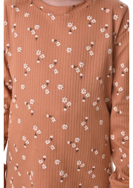 Kız Çocuk Çicekli Pijama Takım