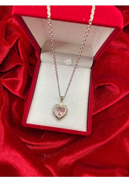 Çelik Pandora Model Kolye Sevgililer Günü Hediye Paketi Kutu Dahil