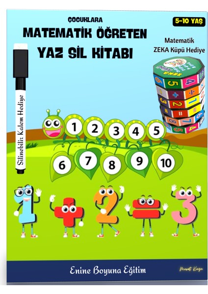 Çocuklara Matematik Öğreten Yaz - Sil Kitap Seti