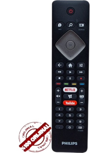 Tv Kumanda Tüm Model Uyumlu Netflıx Rakuten Tv Tuşlu BRC0884301/01 ( Orjinal)