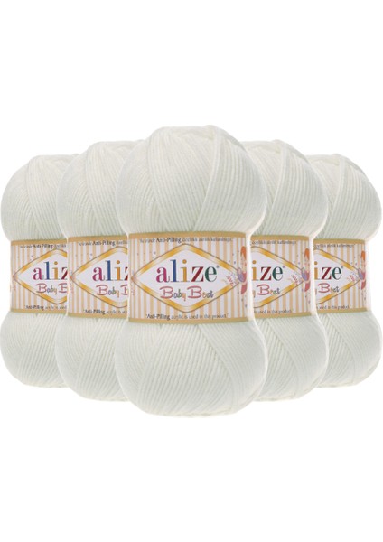 Baby Best Anti Pilling Bebe El Örgü Ipi (5ADET) - 450 Inci