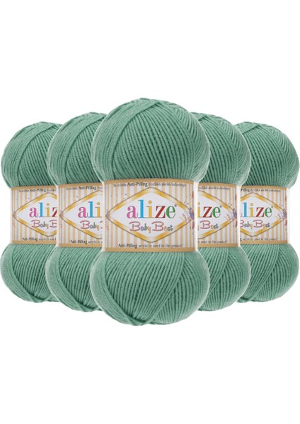 Baby Best Anti Pilling Bebe El Örgü Ipi (5ADET) - 463 Yeşil