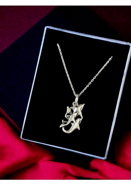 Alâ Silver Jewellery Yunus Ailesi Unisex Tasarım 925 Ayar Gümüş Kolye
