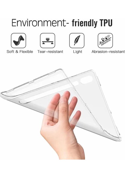 Samsung Galaxy Tab S9 Ultra SM-X910 Kılıf Şeffaf Ince Darbelere Karşı Korumalı Kapak fırsatları