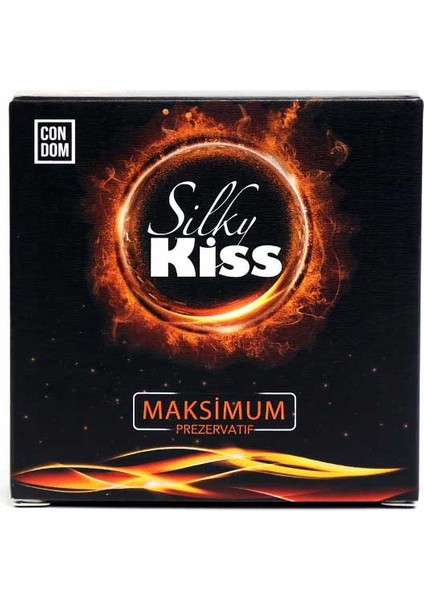 Silky Kiss Maximum Tırtıklı ve Benekli Prezervatif 4'lü