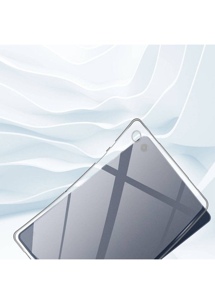 Samsung Galaxy Tab A9 Plus Kılıf Şeffaf Ince Esnek Silikon Kılıf Zipax-Süper modelleri