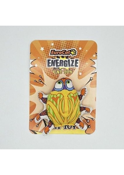 Euro Cat Uğur Böceği Kedi Oyuncağı Sarı