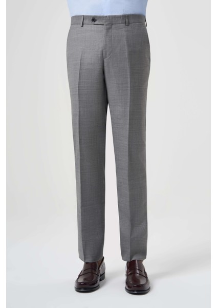 Modern Fit Gri Klasik Erkek Pantolon PPNK22K22221_D55