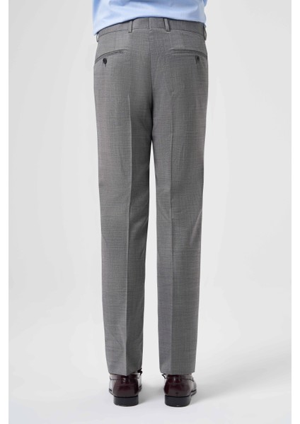 Modern Fit Gri Klasik Erkek Pantolon PPNK22K22221_D55