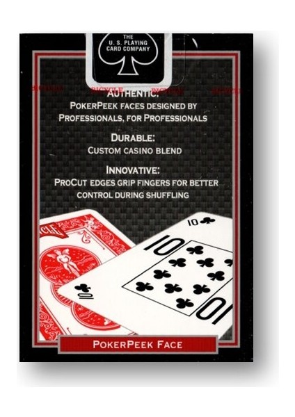 Poker Peek Pro Oyun Kartı-kırmızı deste fiyatları