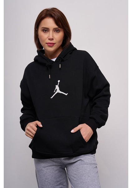 Kadın Jordan Nakışlı Kapüşonlu Sweatshirt