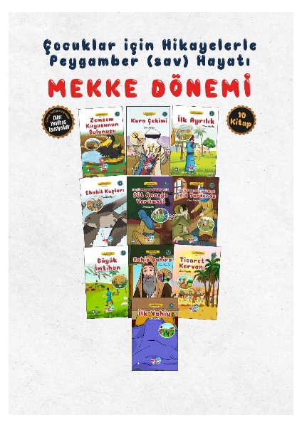 Çocuklar Için Mekke Dönemi Seti (10 Kitap Takım)