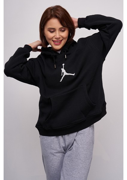 Kadın Jordan Nakışlı Kapüşonlu Sweatshirt