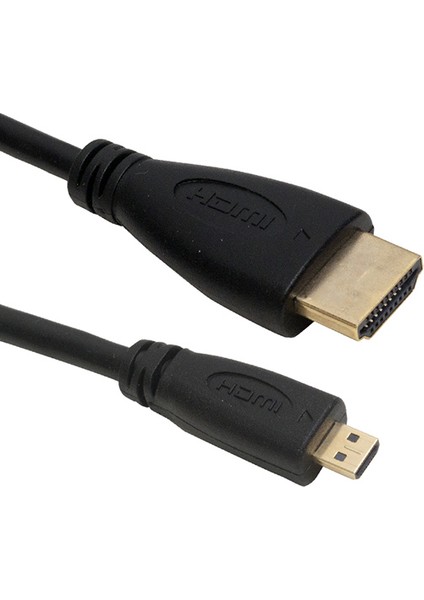 HDMI Erkek Micro HDMI Erkek Gold 1,5 Metre Kablo (81)