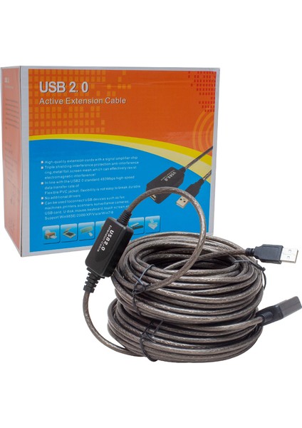 USB 2.0 20 Metre USB Uzatma Kablosu (81)