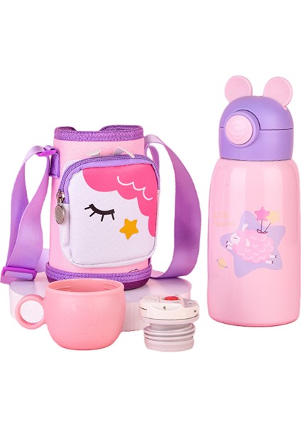 Ruicheng 600 Ml. Paslanmaz Çelik Taşınabilir Yalıtımlı Çocuk Suluklar Mataralar (Yurt Dışından)